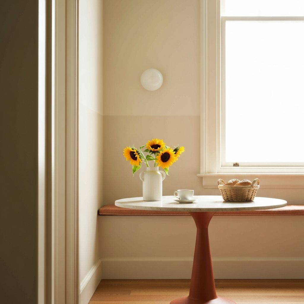 Fresh colorful vegetables and herbs arranged on a wooden cutting board